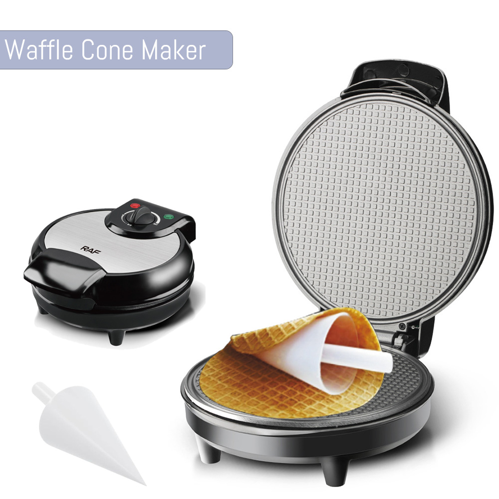 Ice Cream Maker Electric - Mesin Pembuat Kerucut Wafel Listrik dengan