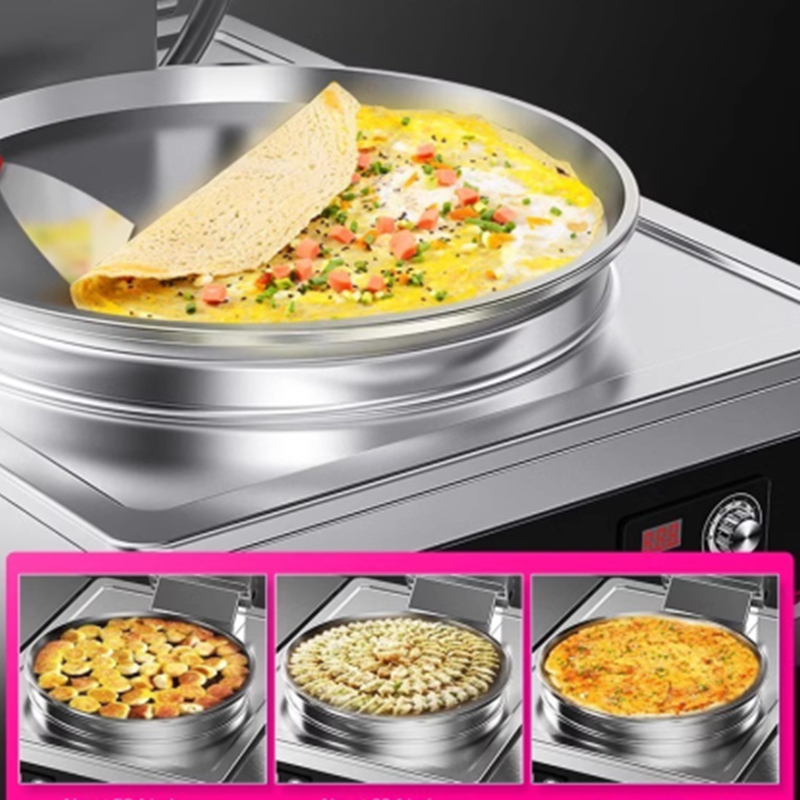 Electric Griddle Pancake - Pembuat pancake yang dapat disesuaikan, wajan