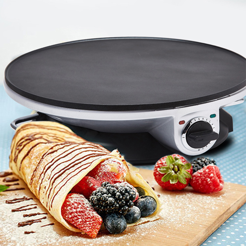 Electric Griddle Pancake - Pembuat Crepe Pancake Pan 32CM Mesin