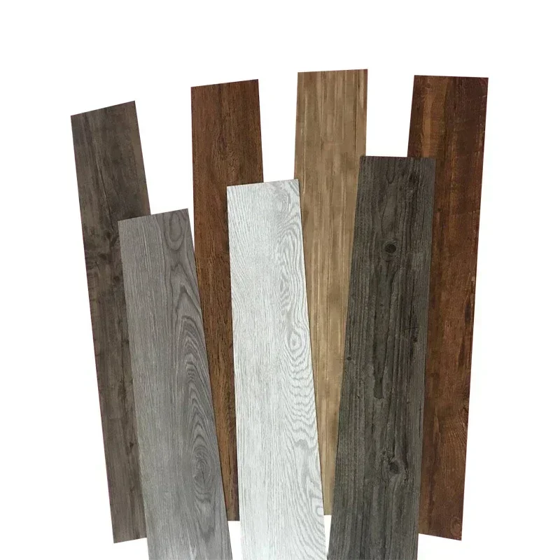 Kitchen Appliances Design - Stiker lantai PVC motif kayu modern,