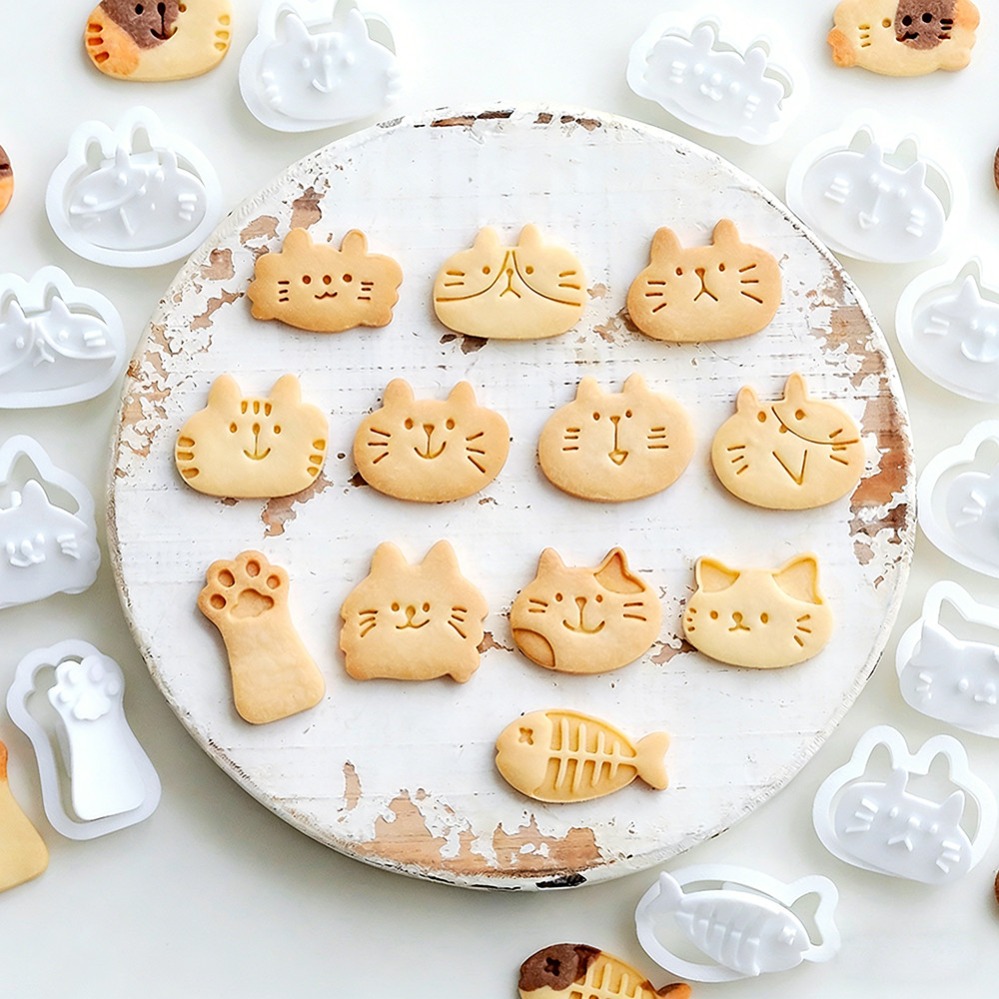 Kitchen Appliances Baking - Cetakan Kue Kucing Lucu DIY, Alat