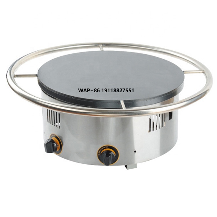 Electric Griddle Pancake - Mesin Pembuat Pancake Putar Listrik/Gas Diameter