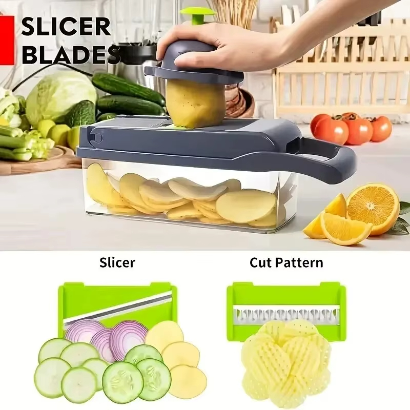 Kitchen Appliances Japan - Pemotong Sayur Mewah - Berbagai Aksesoris