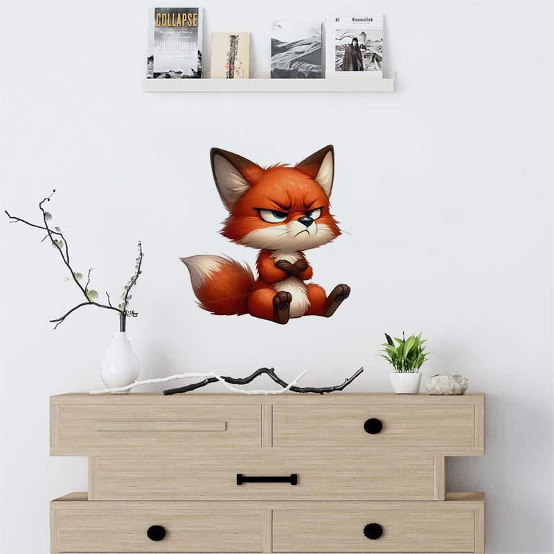 Grumpy stiker dinding binatang - Kitchen Appliances Design ulasan dan harga