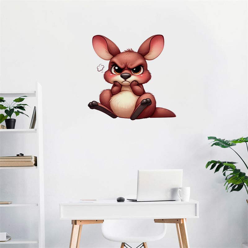 Grumpy stiker dinding binatang - Kitchen Appliances Design ulasan dan harga