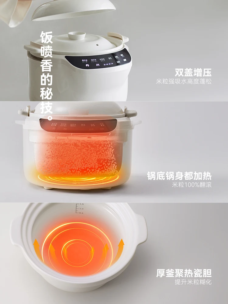 Penanak nasi keramik 220V olay - Kitchen Appliances Japan ulasan dan harga