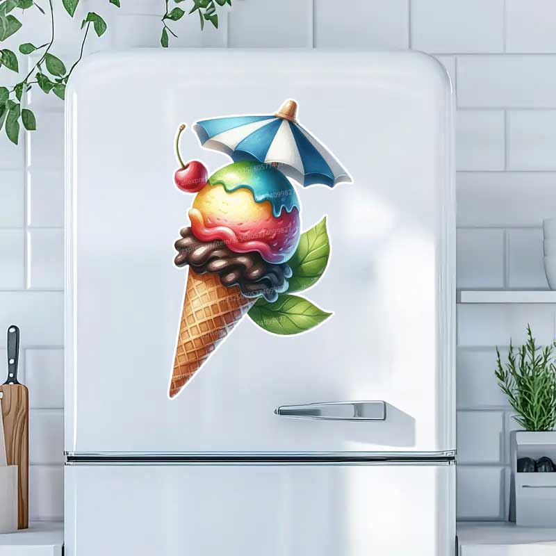 Stiker Dinding Es Krim Musim P - Kitchen Appliances Design ulasan dan harga