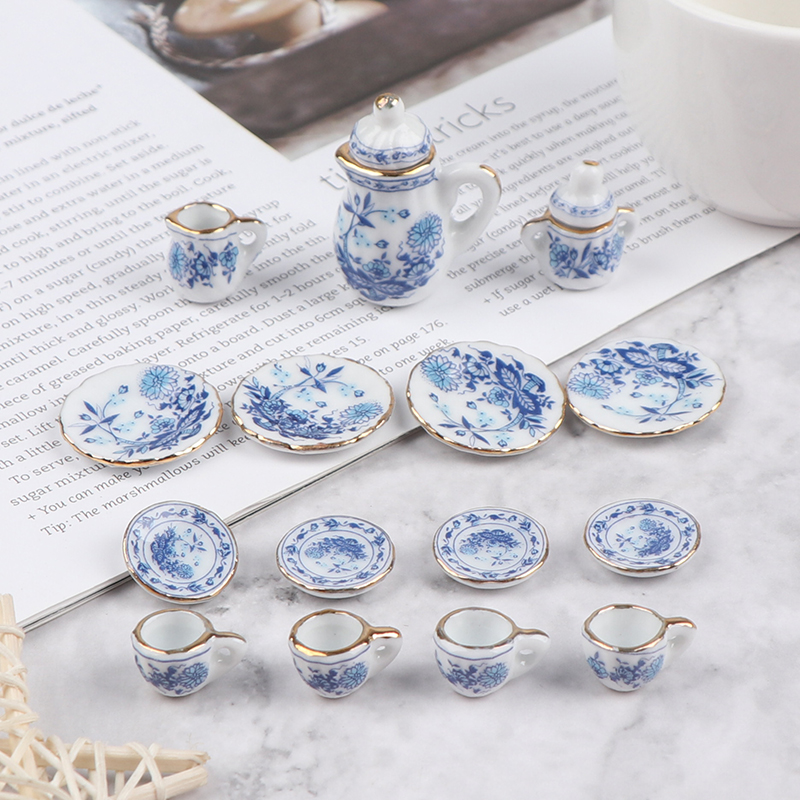 Miniatur 1:12, 15 buah Set can - Kitchen Appliances Kids ulasan dan harga