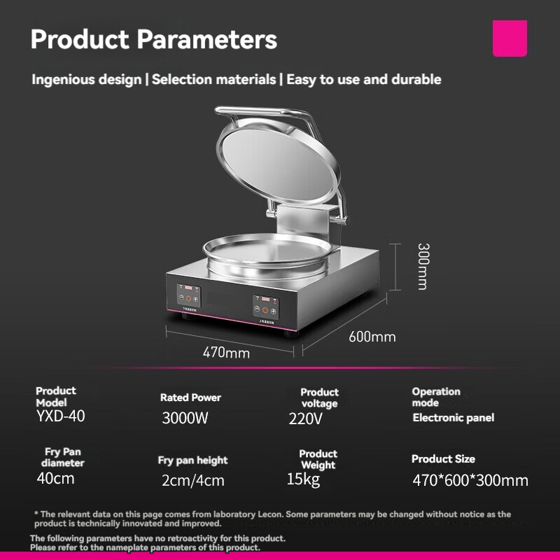 Pembuat pancake yang dapat dis - Electric Griddle Pancake ulasan dan harga