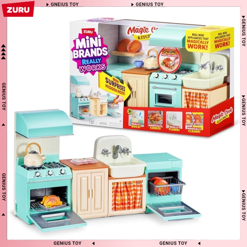 Zuru Mini Brands Magic Cook Ki - Kitchen Appliances Kids ulasan dan harga
