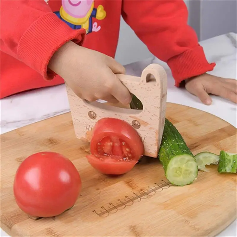 Pisau anak-anak kayu untuk mem - Kitchen Appliances Kids ulasan dan harga