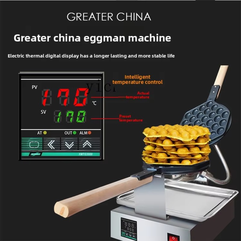 Pembuat Waffle Telur Digital K - Electric Griddle Pancake ulasan dan harga