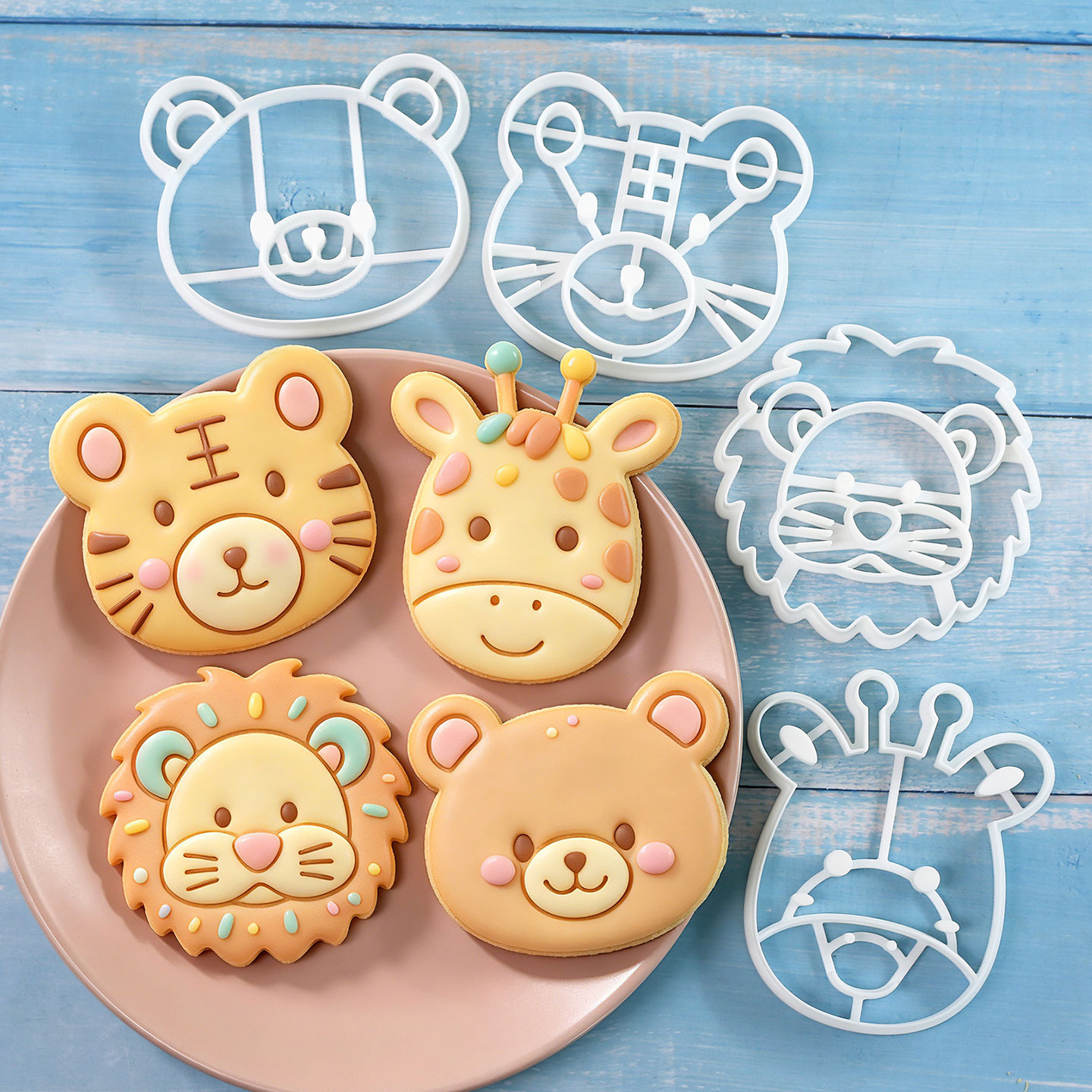 4 Buah Set Pemotong Kue Bentuk - Kitchen Appliances Baking ulasan dan harga