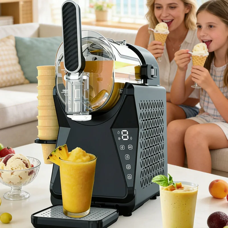 Pembuat Smoothie Komersial 1.3 - Ice Cream Maker Electric ulasan dan harga