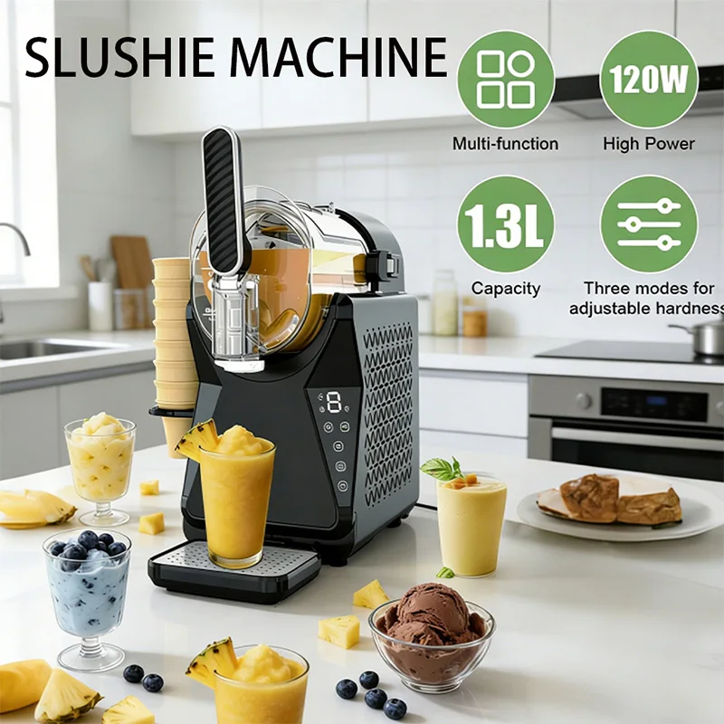 Pembuat Smoothie Komersial 1.3 - Ice Cream Maker Electric ulasan dan harga